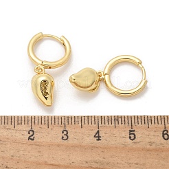Ottone zirconi Orecchini a cerchio&nbsp;EJEW-Q015-01G-F
