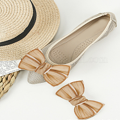 2 Stück Polyester-Schuhdekoration mit Schleife&nbsp;FIND-LP0009-87B