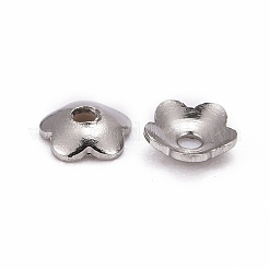 Tappi per perline in acciaio inossidabile chirurgico 316 a 5 petalo&nbsp;X-STAS-N030-03P