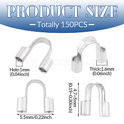 150 pièce de protection et de fil en acier inoxydable chirurgical 304&nbsp;STAS-TA0006-35B-P