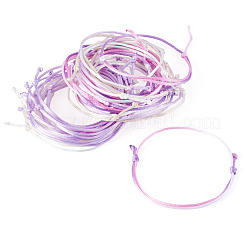 32 pièce de fil de nylon bicolore pour la confection de bracelets&nbsp;BJEW-TAC0072