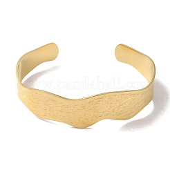 Offene Armreifen aus 304 Edelstahl für Damen&nbsp;BJEW-I315-01G