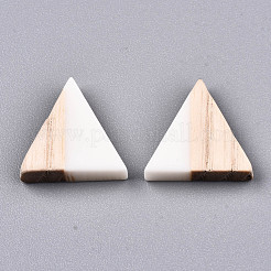 Résine opaque translucide & cabochons en bois&nbsp;CRES-N028-001A