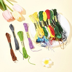 7 Set Häkelgarn aus Baumwolle in 7 Farben&nbsp;OCOR-FS0001-02A