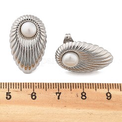 Boucles d'oreilles à tige en acier inoxydable 304&nbsp;EJEW-S246-02P