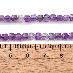 Abalorios de amatista natural hebras&nbsp;G-R460-028C