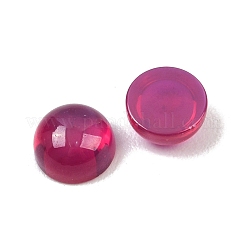 Im Labor gezüchtete rote Korund-Cabochons&nbsp;G-B166-01B