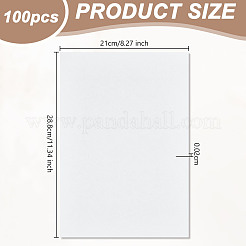100 Stück Pergamentpapier&nbsp;DIY-WH0888-444