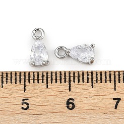 Ottone micro spianare pendenti zirconi&nbsp;X-KK-K374-07P-03