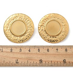 Ionenplattierung (IP) 304 Edelstahl Ohrstecker für Frauen&nbsp;EJEW-M089-11G