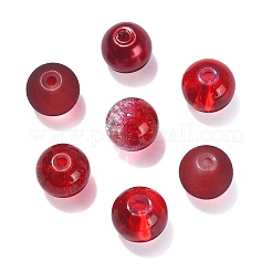 100 Stück transparente Milchglasperlenstränge&nbsp;GLAA-CJ0002-05