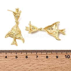 Messing Ohrringe&nbsp;EJEW-D352-06G-02