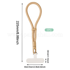 Pestaña de sujeción para teléfono con cordón de poliéster&nbsp;HJEW-TAC0009-30B-02