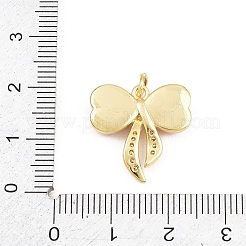 Pendentifs en laiton micro pavé de zircons cubiques rouges&nbsp;KK-E798-05G