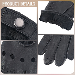 Ganzfingerhandschuhe aus Schaffell&nbsp;AJEW-WH20006-482A