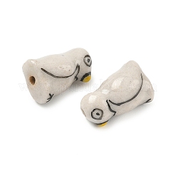 Perles en porcelaine manuelles&nbsp;PORC-D025-01