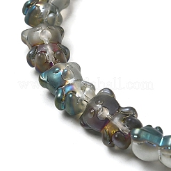 Chapelets de perles en verre électroplaqué&nbsp;EGLA-Q127-A02-01