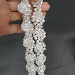 Blume Kunststoff Imitation Perle Perlen Legierung Taille Bauchketten für Frauen&nbsp;FS-WG81ED8-01