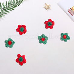 30 Stück 2 Farben gekämmte Baumwolle Ornament Zubehör&nbsp;AJEW-CP0009-40