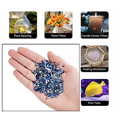Natürliche Lapislazuli Chip-Perlen&nbsp;G-GA0001-18