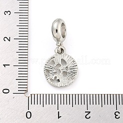 Zahnstangenüberzuglegierungs-Emaille-europäische Anhänger&nbsp;FIND-B034-09P