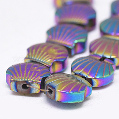 Electroplate non magnetici ematite sintetico fili di perline&nbsp;X-G-T061-51E
