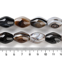 Fili di perline di agata naturale&nbsp;G-NH0019-D02-03