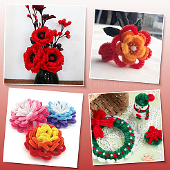 100 bâtons en peluche DIY.&nbsp;FIND-SP0004-72C