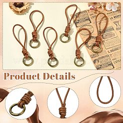Pendentifs décoratifs vintage en corde de peau de vache&nbsp;ST-CJ0028-13