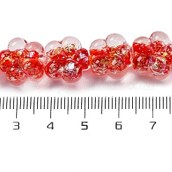 Brins de perles de verre dichroïques faites à la main&nbsp;DICH-U001-04I