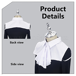 Faux col en polyester pour chemise&nbsp;AJEW-WH0609-822