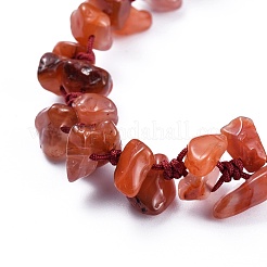 Braccialetti di perline intrecciati con perline di pietra miste naturali e sintetiche regolabili&nbsp;BJEW-JB04392