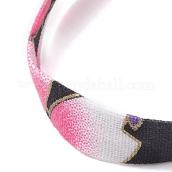 Armbänder aus Polyesterbändern mit Blumendruck im ethnischen Stil&nbsp;BJEW-JB10495-01
