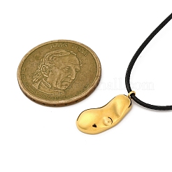 Collier pendentif en acier inoxydable 304 avec placage ionique (IP)&nbsp;NJEW-K255-25G