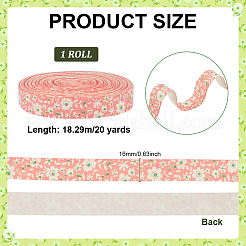 Ruban coton et lin&nbsp;SRIB-WH0012-13C