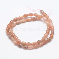 Natürliche sunstone Perlen Stränge&nbsp;G-P322-04