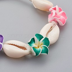 Kaurimuschel Fußkettchen / Armbänder&nbsp;X-AJEW-AN00243