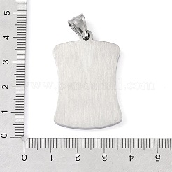 Pendentifs en acier inoxydable 304&nbsp;STAS-O008-01K