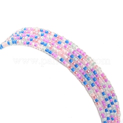 Set di braccialetti elastici con perline di semi di vetro da 5 pezzo&nbsp;BJEW-JB09473