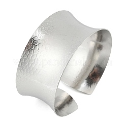 Bracelets manchettes larges en acier inoxydable 304 pour femmes&nbsp;BJEW-K230-03B-P