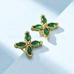 Boucles d'oreilles à tige en acier inoxydable 304&nbsp;EJEW-C135-01G-02