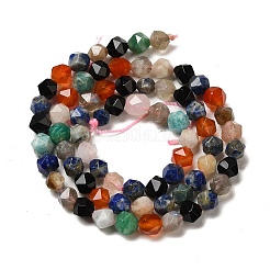 Natürliche Perlenstränge aus Karneol/Lapislazuli/Labradorit/Amazonit/Apatit&nbsp;G-K382-A01-01