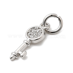 Adornos de latón micropavé de circonia cúbica&nbsp;KK-C139-06P