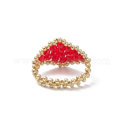 Glasfingerringe&nbsp;RJEW-MZ00030-04
