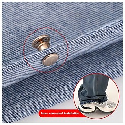 Befestigungsclips für Hosenbeine aus Aluminium&nbsp;MRMJ-P021-02AB