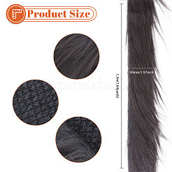 Barbe de costume de barbe de gnome en laine artificielle&nbsp;OCOR-WH0082-273B
