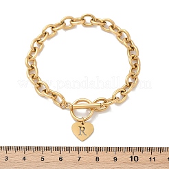 Bracelets à breloques en acier inoxydable 304 doré&nbsp;NJEW-K284-01G-R