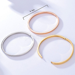 3 stilvolles Armreif-Set mit Scharnier aus Edelstahl für Damen&nbsp;CL4645