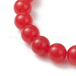 Bracelets en verre filé et en alliage avec breloques strass&nbsp;BJEW-JB13269
