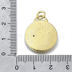Ottone micro spianare pendenti zirconi&nbsp;KK-V010-06G-01